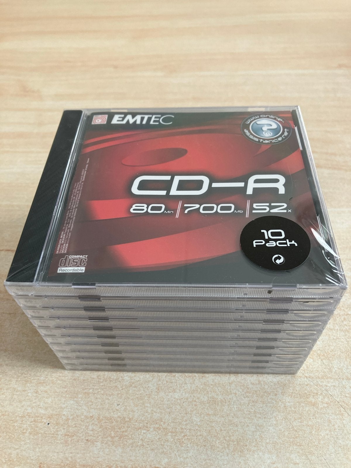 CD-R 80 Min 700 MB 52x - 10 stuks, Verzenden, Nieuw, Cd