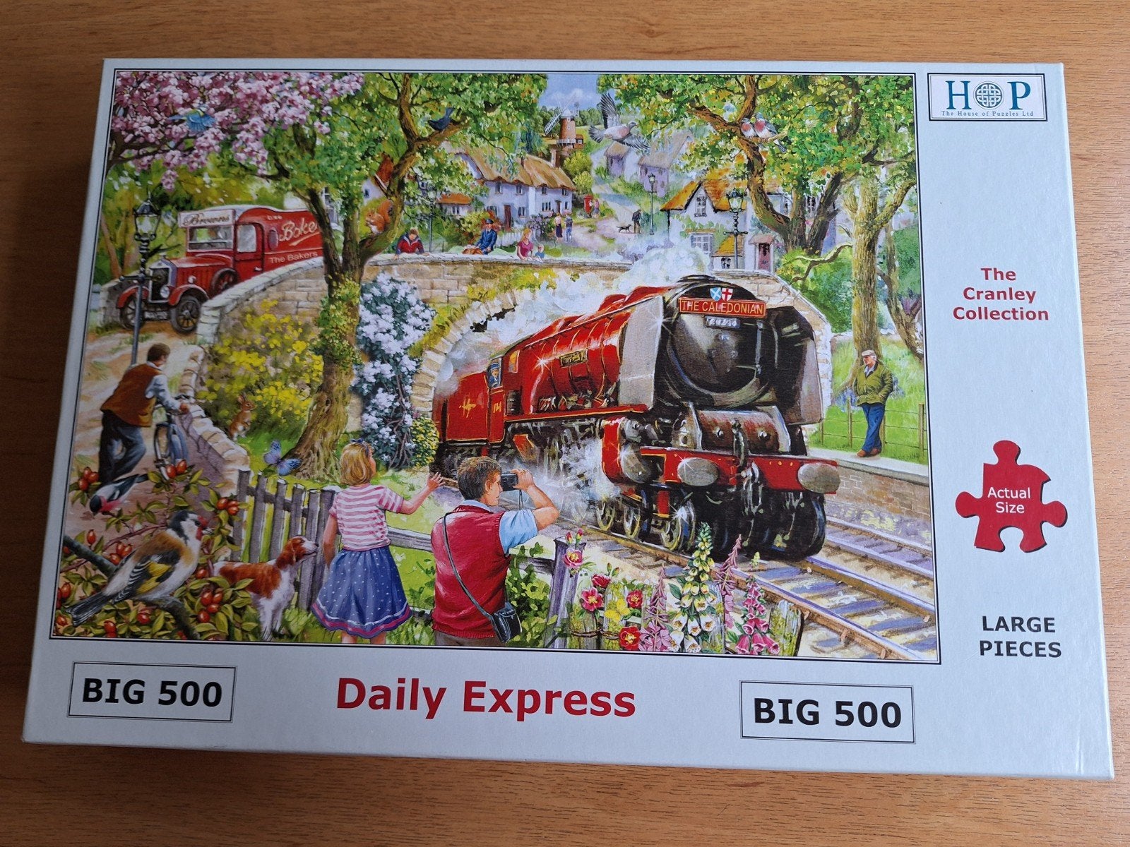 Hop puzzel Big 500. Daily express, Ophalen of Verzenden, 500 t/m 1500 stukjes, Zo goed als nieuw