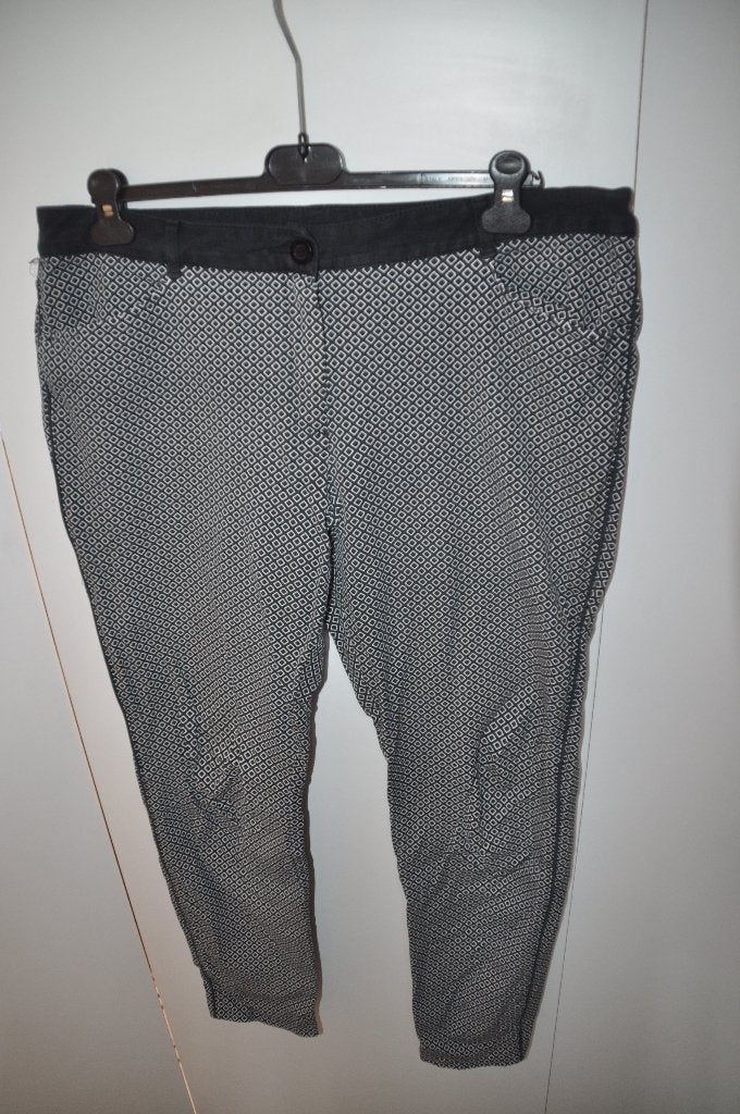 XYZ5 Enjoy broek blauw wit maat 44, Blauw, Maat 42/44 (L), Enjoy, Ophalen of Verzenden