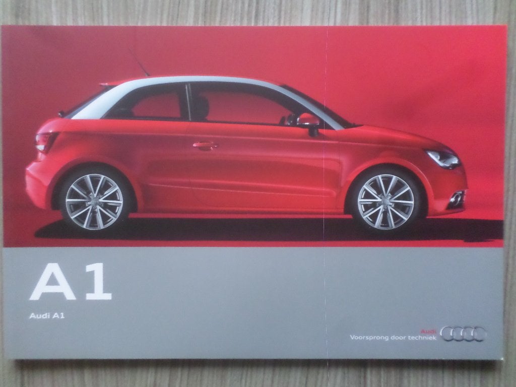 Audi A1 2010 Brochure, Ophalen of Verzenden, Zo goed als nieuw, Audi