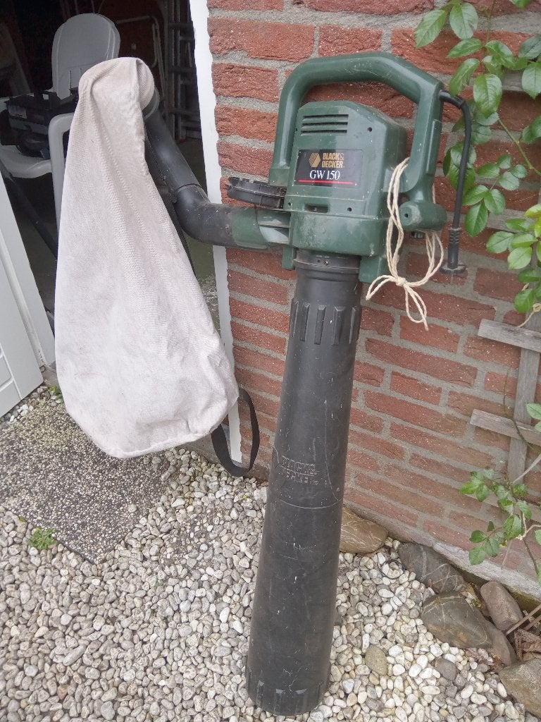 Te koop:Black and Decker bladblazer/zuiger voor €20, Ophalen, Gebruikt, Met opvangzak, Black & Decker