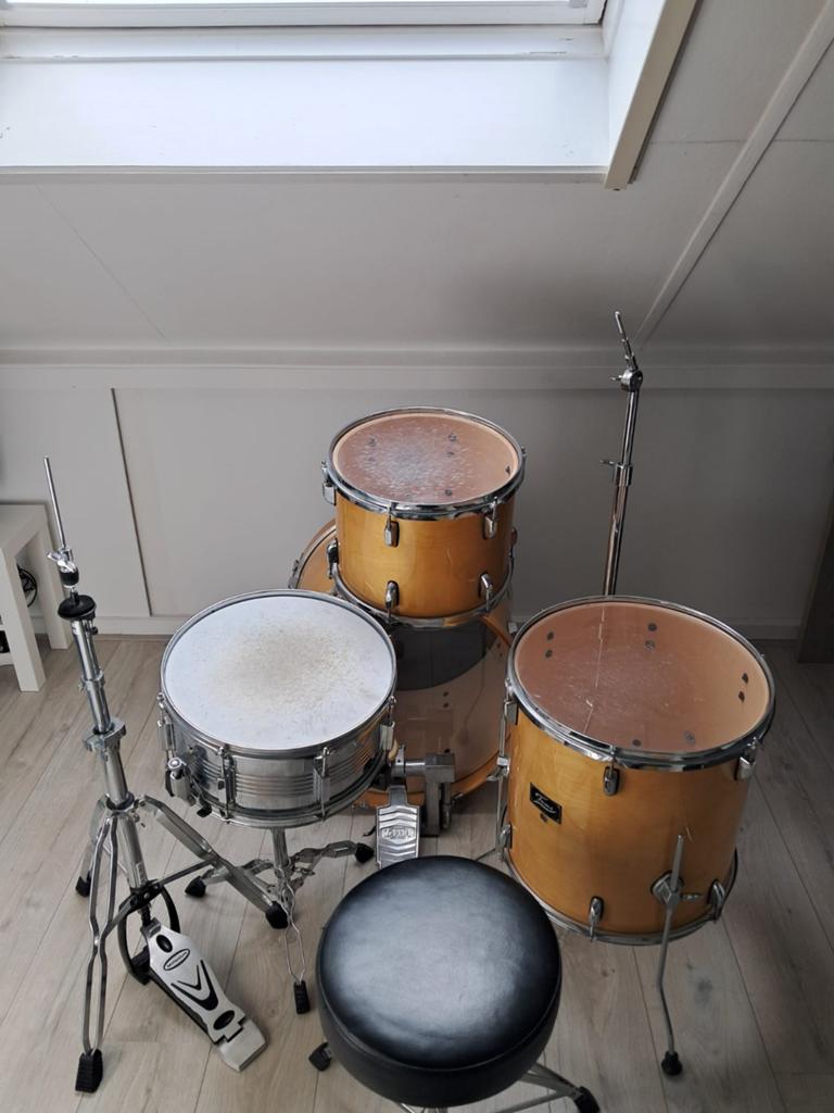 Fame drumstel, Muziek en Instrumenten, Drumstellen en Slagwerk, Ophalen, Gebruikt, Overige merken