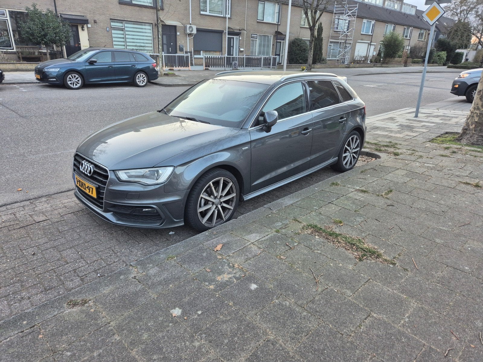 Audi A3 1.4TFSI G-tron 81KW SB S-tro 2014 Grijs, Auto's, 4 cilinders, Overige brandstoffen, Origineel Nederlands, 1395 cc
