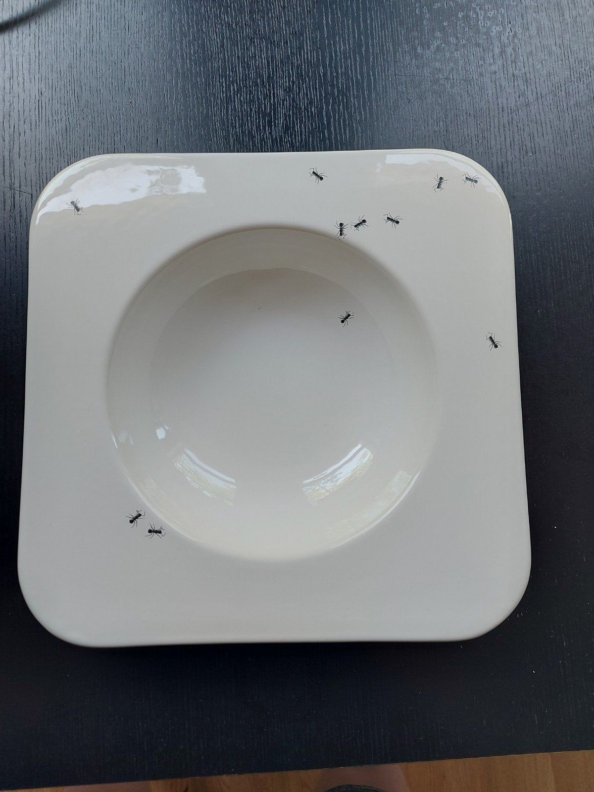 Royal Goedewaagen bord met mieren design, Keramiek, Ophalen of Verzenden, Zo goed als nieuw, Bord(en)