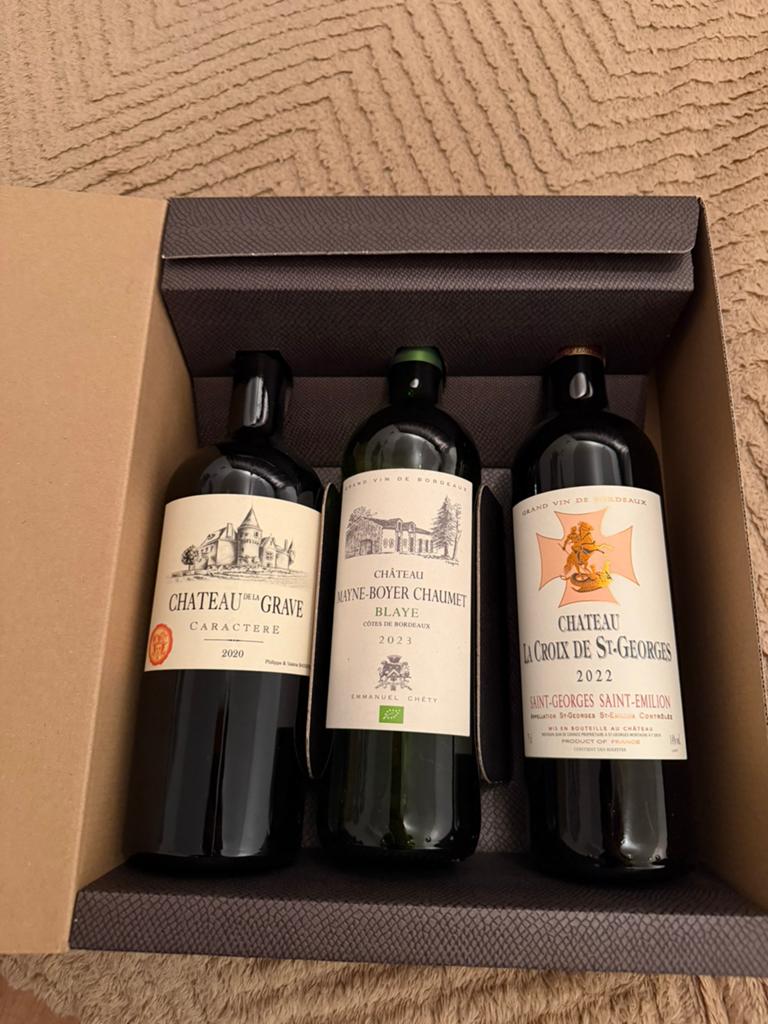 3 Flessen Wijn Te Koop, Verzamelen, Wijnen, Ophalen of Verzenden, Nieuw