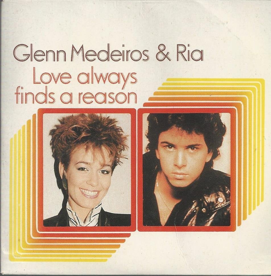 Glenn Medeiros & Ria ( Dolly Dots ) - Love always finds a re, Ophalen of Verzenden, Zo goed als nieuw, Pop