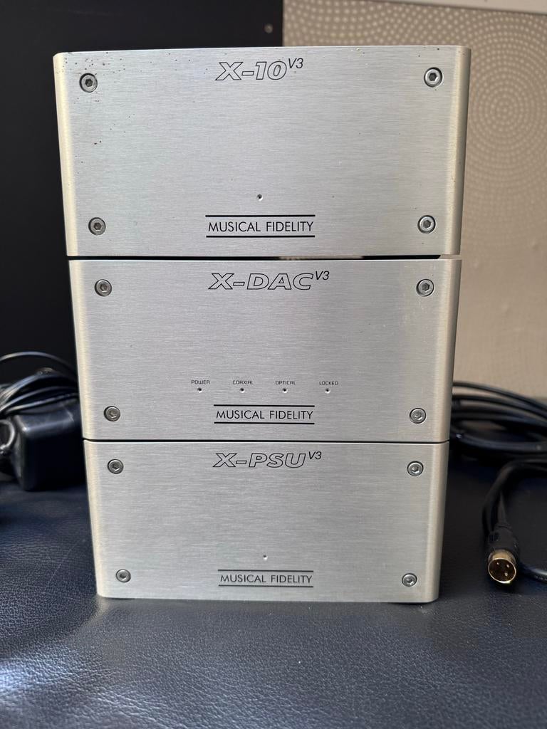Musical Fidelity V3 Set: X-10v3, X-DACv3, Ophalen of Verzenden, Gebruikt