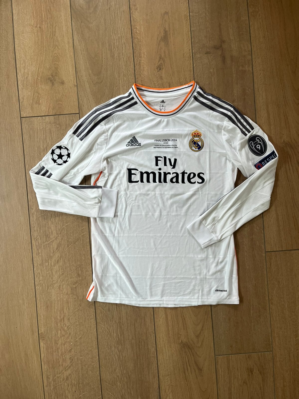 Ronaldo Real madrid champions league finale shirt - maat L, Kleding | Heren, Maat 52/54 (L), Wit, Nieuw, Ophalen of Verzenden