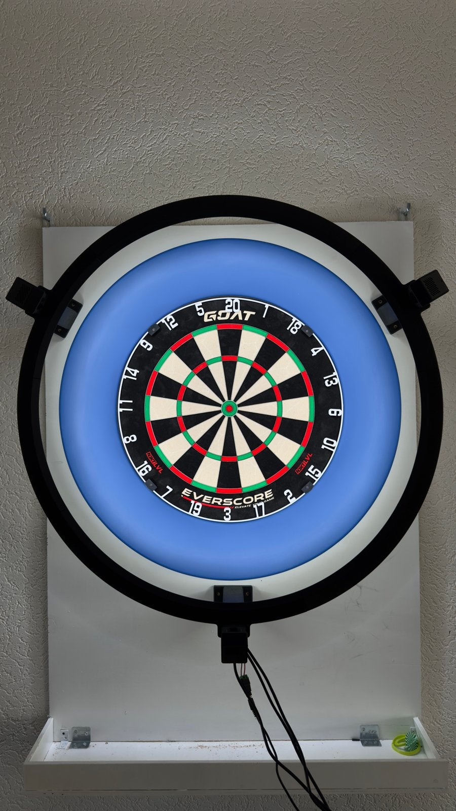 Auto Dart Nieuw GOAT Dartboard Set met Laptop en LED Ring, Ophalen of Verzenden, Nieuw