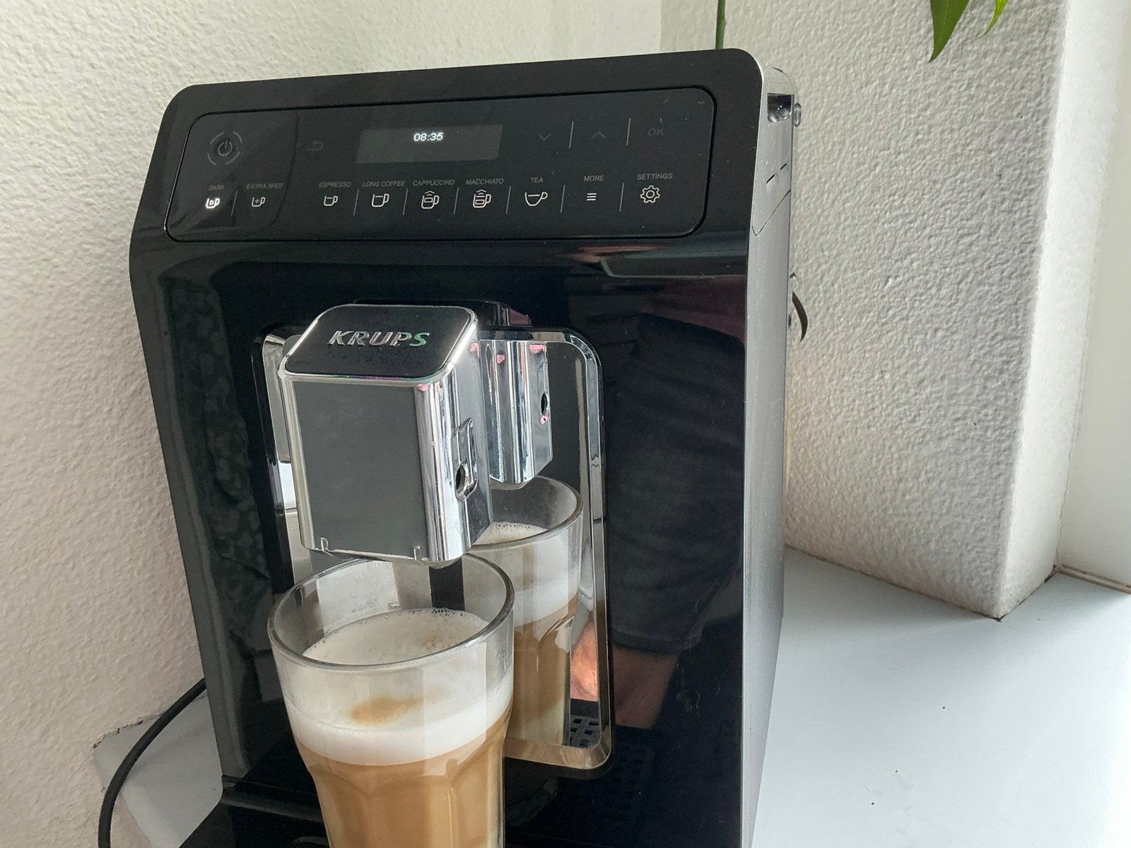 KRUPS ESPRESSO KOFFIEMACHINE, Witgoed en Apparatuur, Koffiezetapparaten, Espresso apparaat, 10 kopjes of meer, Refurbished, Koffiebonen