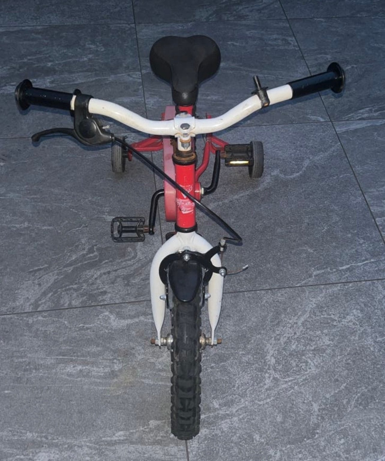 Mooie cars kinder fiets tekoop l., Ophalen, Zo goed als nieuw, Staal, Minder dan 16 inch