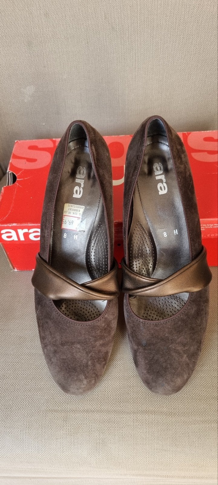 Ara schoenen maat 42 zo goed als nieuw, Schoenen met lage hakken, Bruin, Verzenden, Zo goed als nieuw