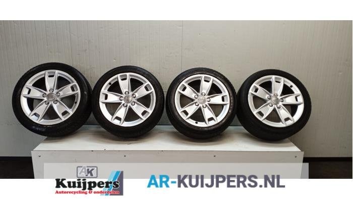 Sportvelgenset + banden van een Audi A3, -, Gebruikt, -, -