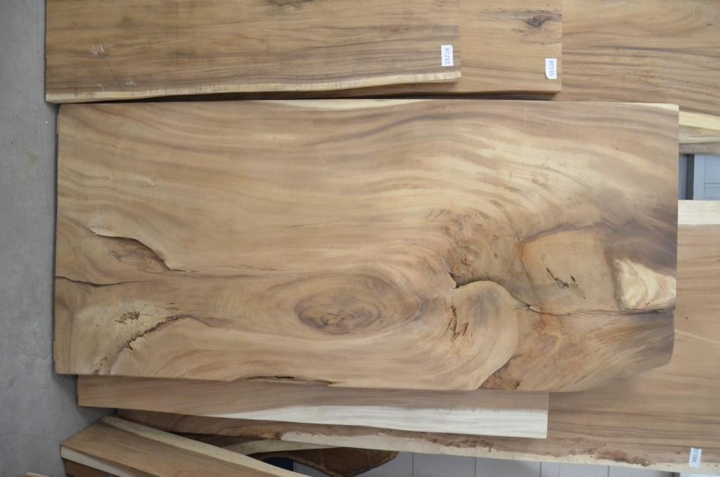 Boomstamtafel 220 cm suar -BT 213 - 2,2 meter boomstamtafel, Verzenden, Nieuw, Hout