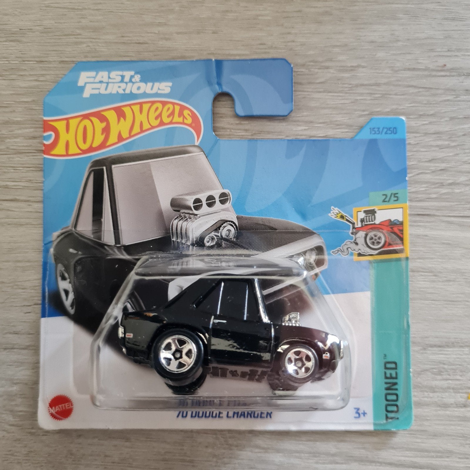 Hotwheels 1:64 Tooned '70 Dodge Charger Fast & Furious, Ophalen of Verzenden, Nieuw, Auto