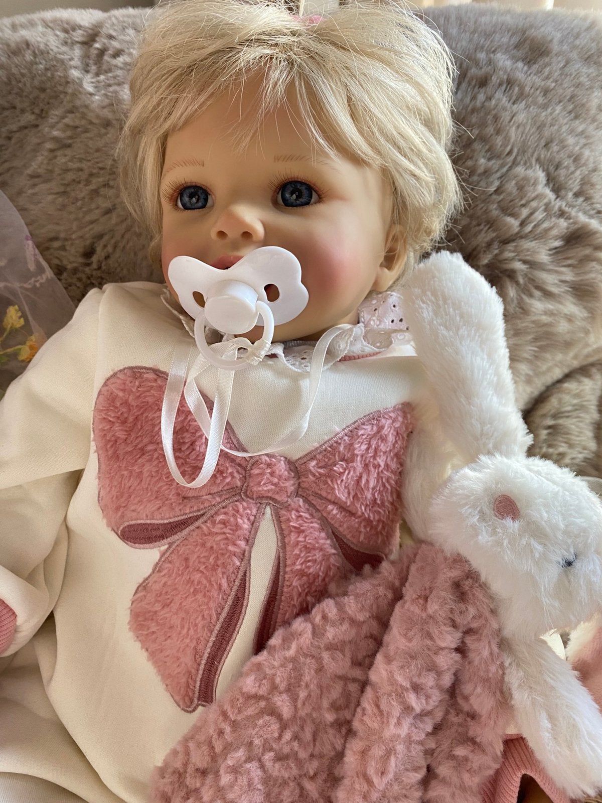 Reborn peuter v Doris Stannat limited 🎀, Verzenden, Zo goed als nieuw, Pop