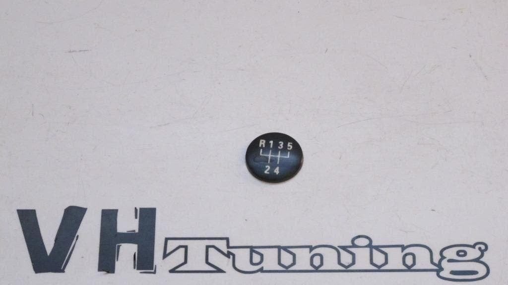 3D logo versnellingspook aanduiding 25mm 5 versnellingen, Ophalen of Verzenden