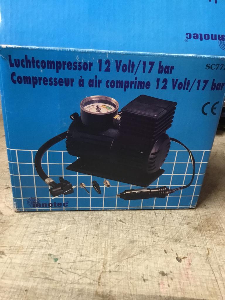 12 volt compressor, Minder dan 25 liter, Ophalen, Zo goed als nieuw, Minder dan 200 liter/min