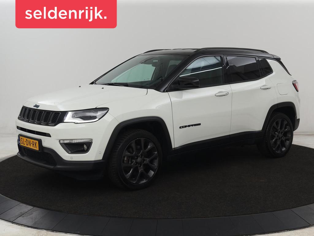 Jeep Compass 4xe 240 Plug-in Hybrid Electric S | Leder | Sto, Auto's, Jeep, Automaat, 4 cilinders, Wit, Bedrijf
