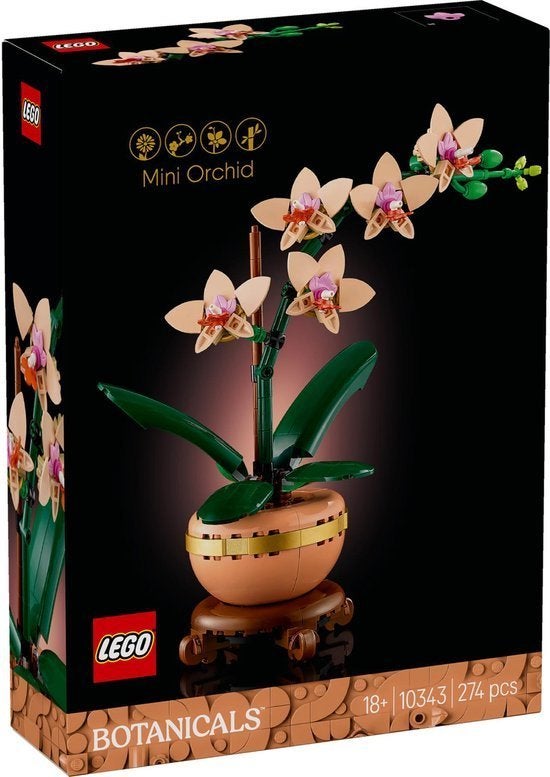 Lego Botanicals 10343 Mini orchidee NIEUW, Lego, Lego, Nieuw, Ophalen of Verzenden
