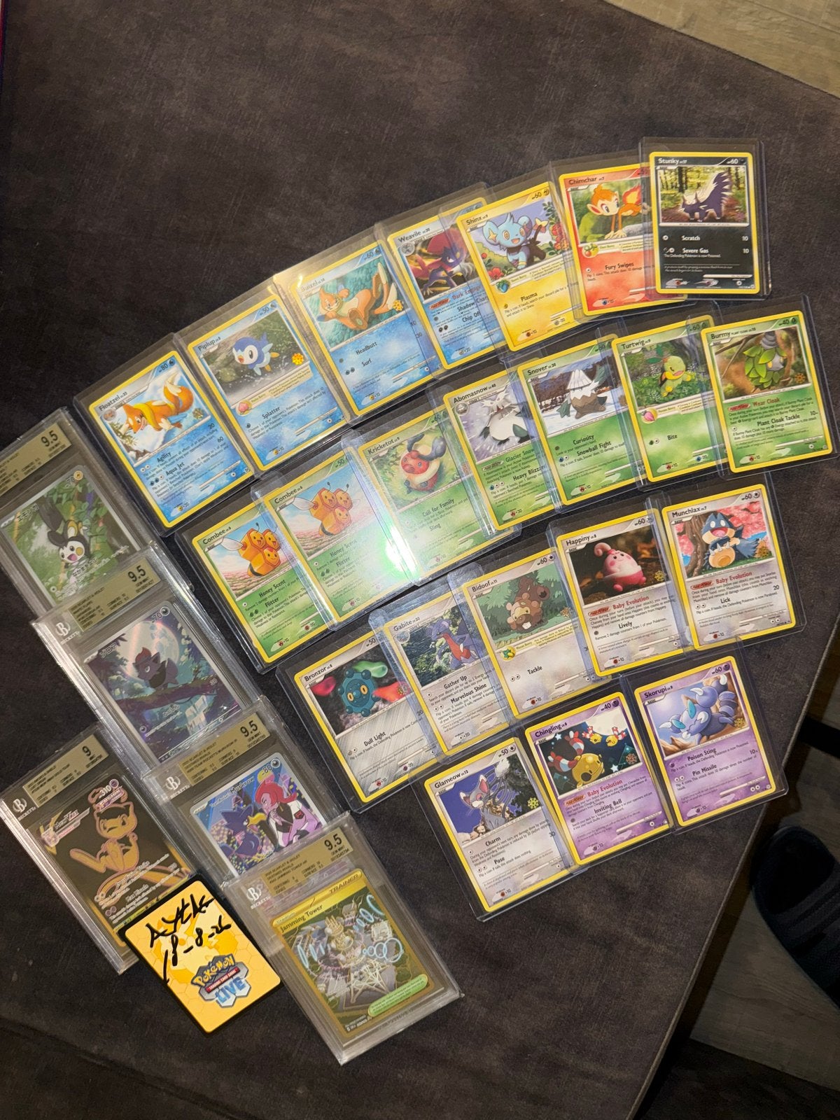 Snowflake en BGS Slabs Pokémon kaarten lot, Ophalen of Verzenden, Zo goed als nieuw, Meerdere kaarten