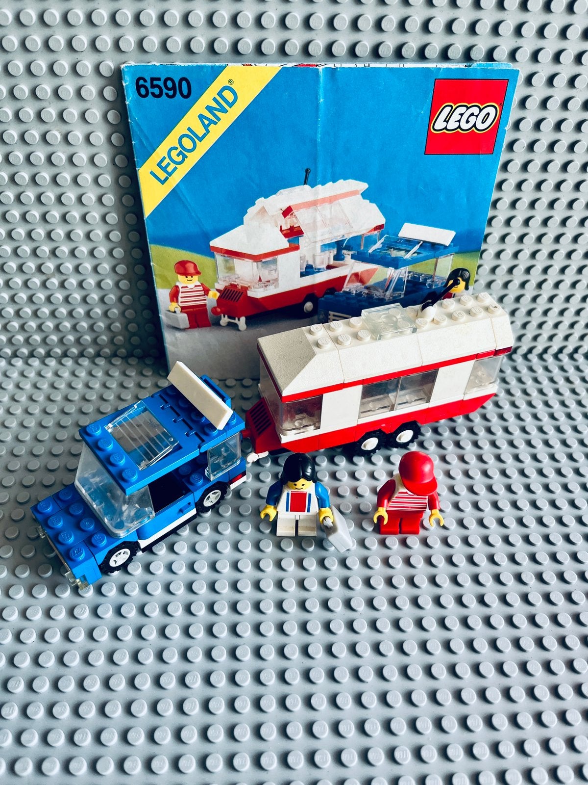 LEGO Classic Town 6590 Vakantiecaravan, Kinderen en Baby's, Speelgoed | Duplo en Lego, Compleet, Gebruikt, Lego, Ophalen of Verzenden