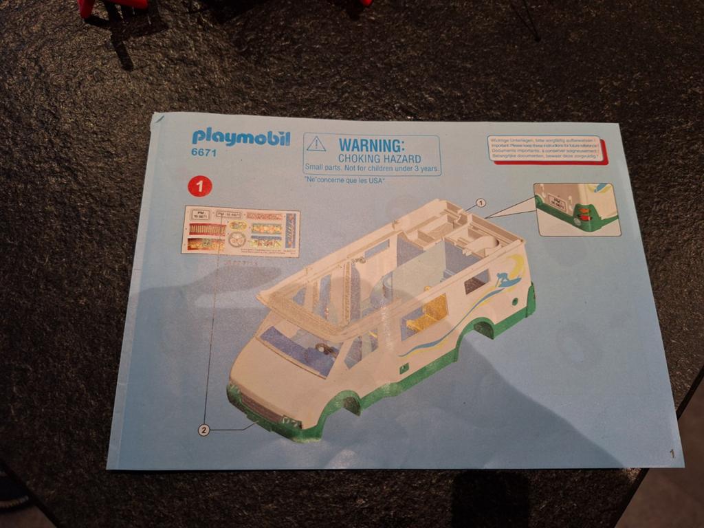 Playmobil Camper 6671 - Klaar voor de zomer!, Ophalen of Verzenden, Zo goed als nieuw, Complete set