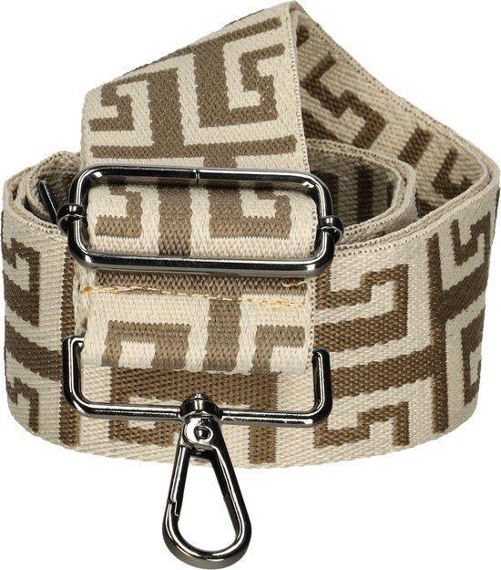 Bag strap - tassenriem - Schouderband/riem - beige/taupe, Sieraden, Tassen en Uiterlijk, Tassen | Damestassen, Nieuw, Schoudertasje