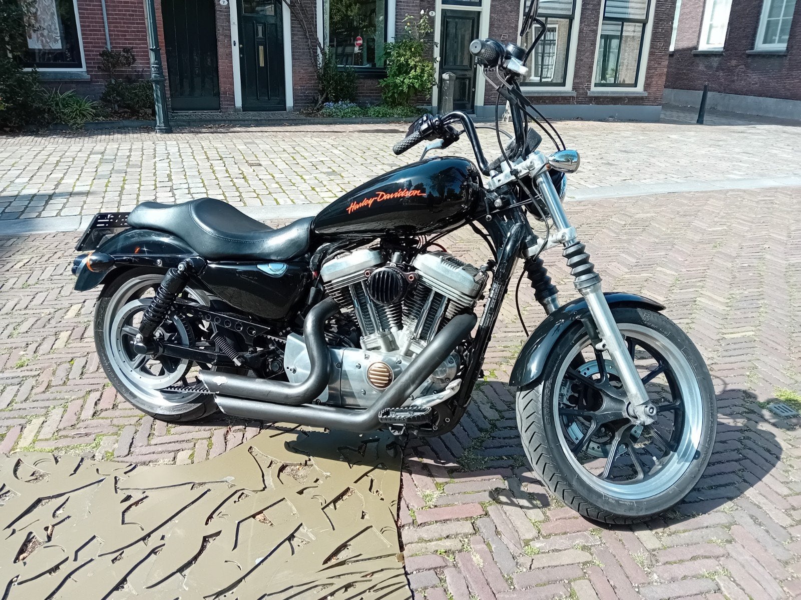 Harley Davidson 883L Superlow Sportster, LED Verlichting, 2 cilinders, Occasion, 883 cc