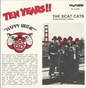 Jazz Single (1982) the Scat Cats - Beer Barrel Polka, Gebruikt, 7 inch, Ophalen of Verzenden, Beschermende buitenhoes