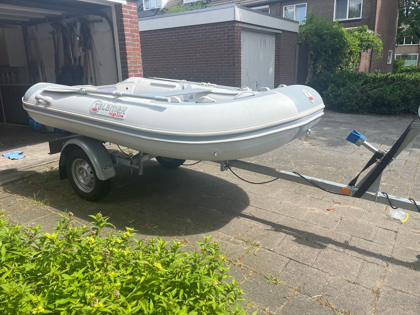 Talamex highline rubberboot + trailer, Ophalen of Verzenden, Pomp, Airdeck, Talamex