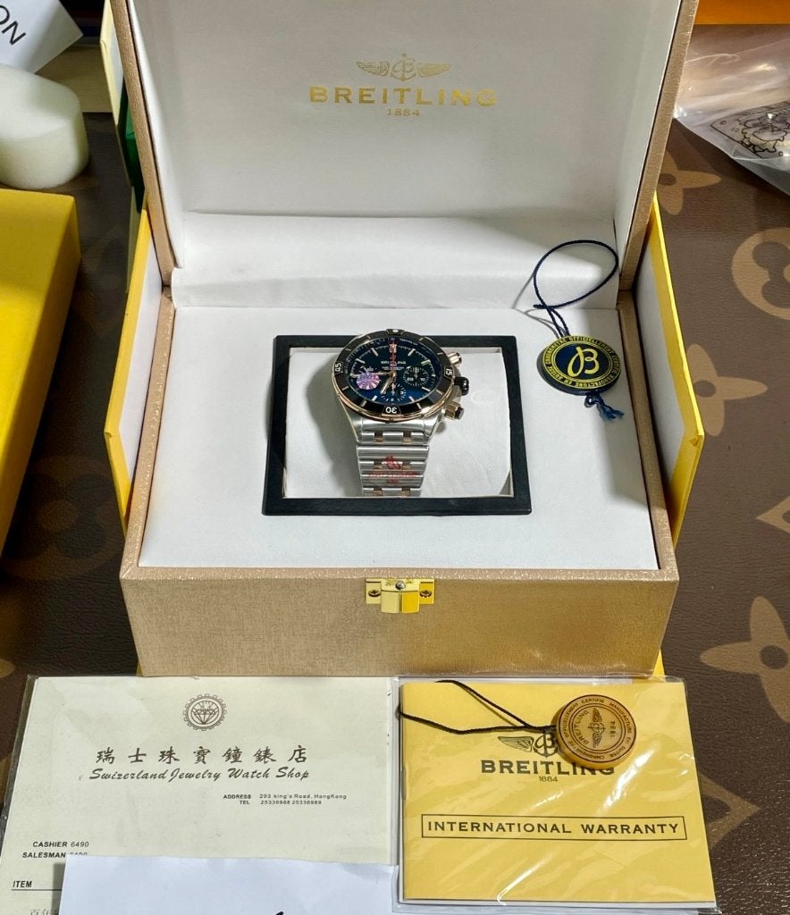 Breitling Chronomat 44M, Staal, Staal, Breitling, Polshorloge