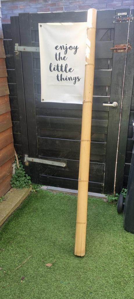 Bamboe paal 201cm, Ophalen, Minder dan 3 meter, Hout, 1 tot 2 meter