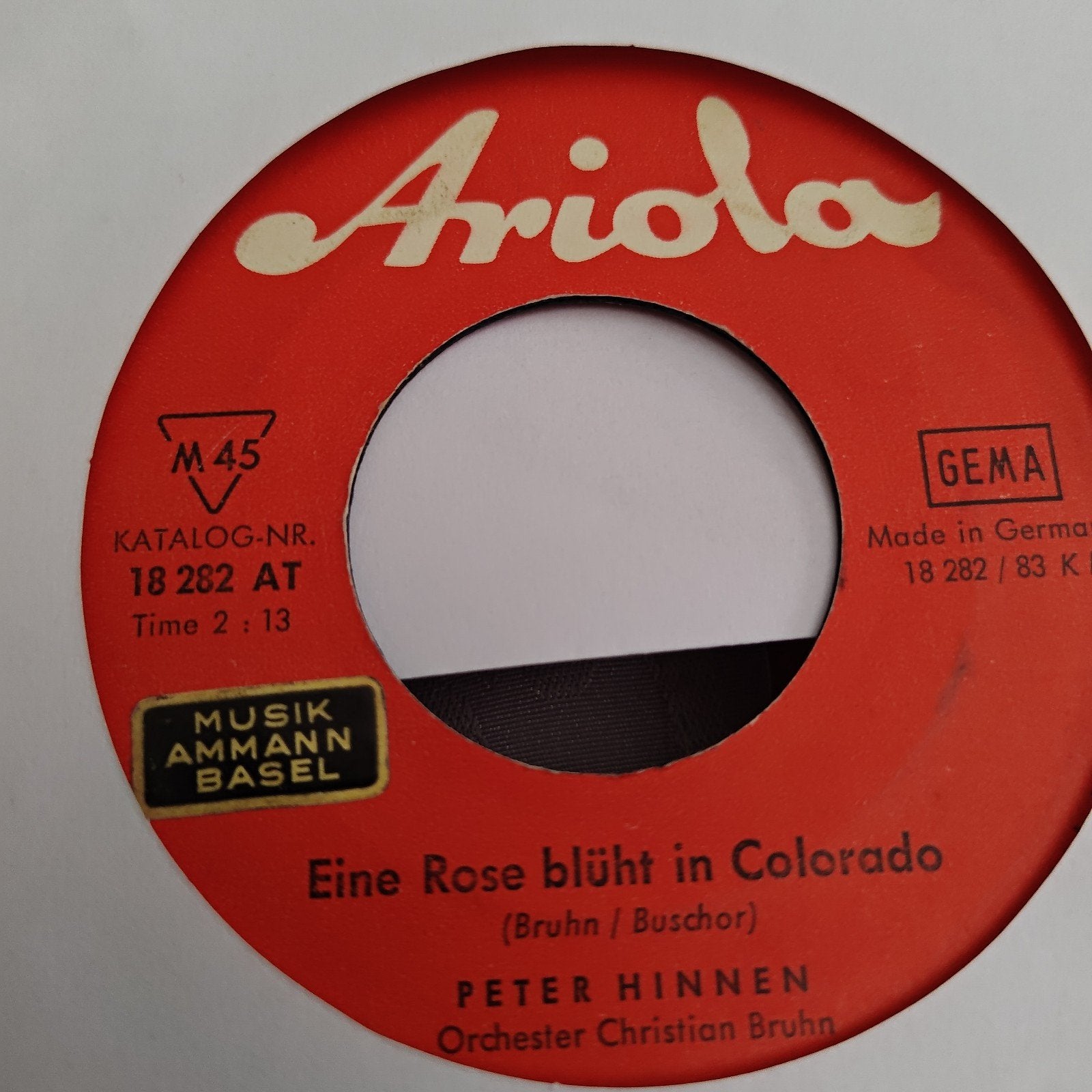 Peter Hinnen Eine Rose blüht in Colorado / Doch der Mississ, Gebruikt, Originele persing, 7 inch, EP