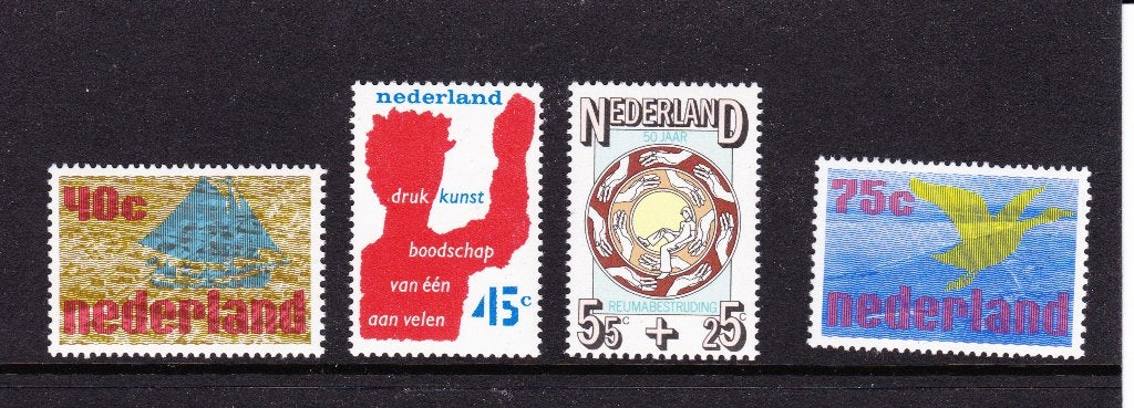 Nederland NVPH 1094-1097 postfris, Verzenden, Na 1940, Postfris