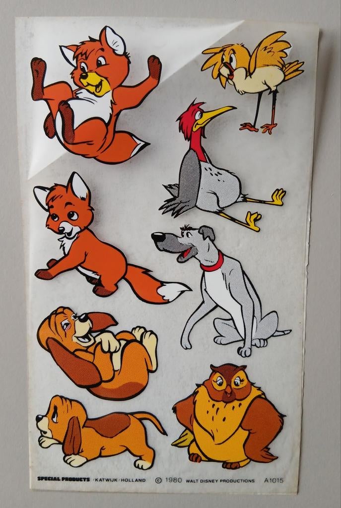 Vintage Disney krasplaatjes: Jungle Boek, Aristok, Hobby en Vrije tijd, Stickers en Plaatjes, Ophalen of Verzenden, Zo goed als nieuw