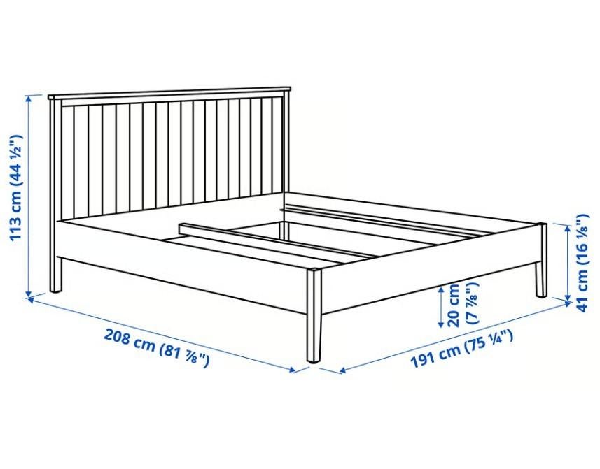 bed, Huis en Inrichting, Slaapkamer | Bedden, Gebruikt, Tweepersoons, Hout, Ophalen