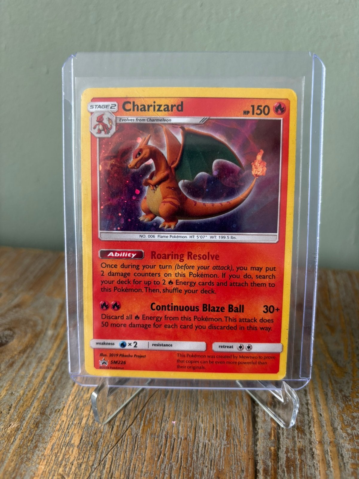 Charizard SM226 Sun and Moon Promo, Ophalen of Verzenden, Losse kaart