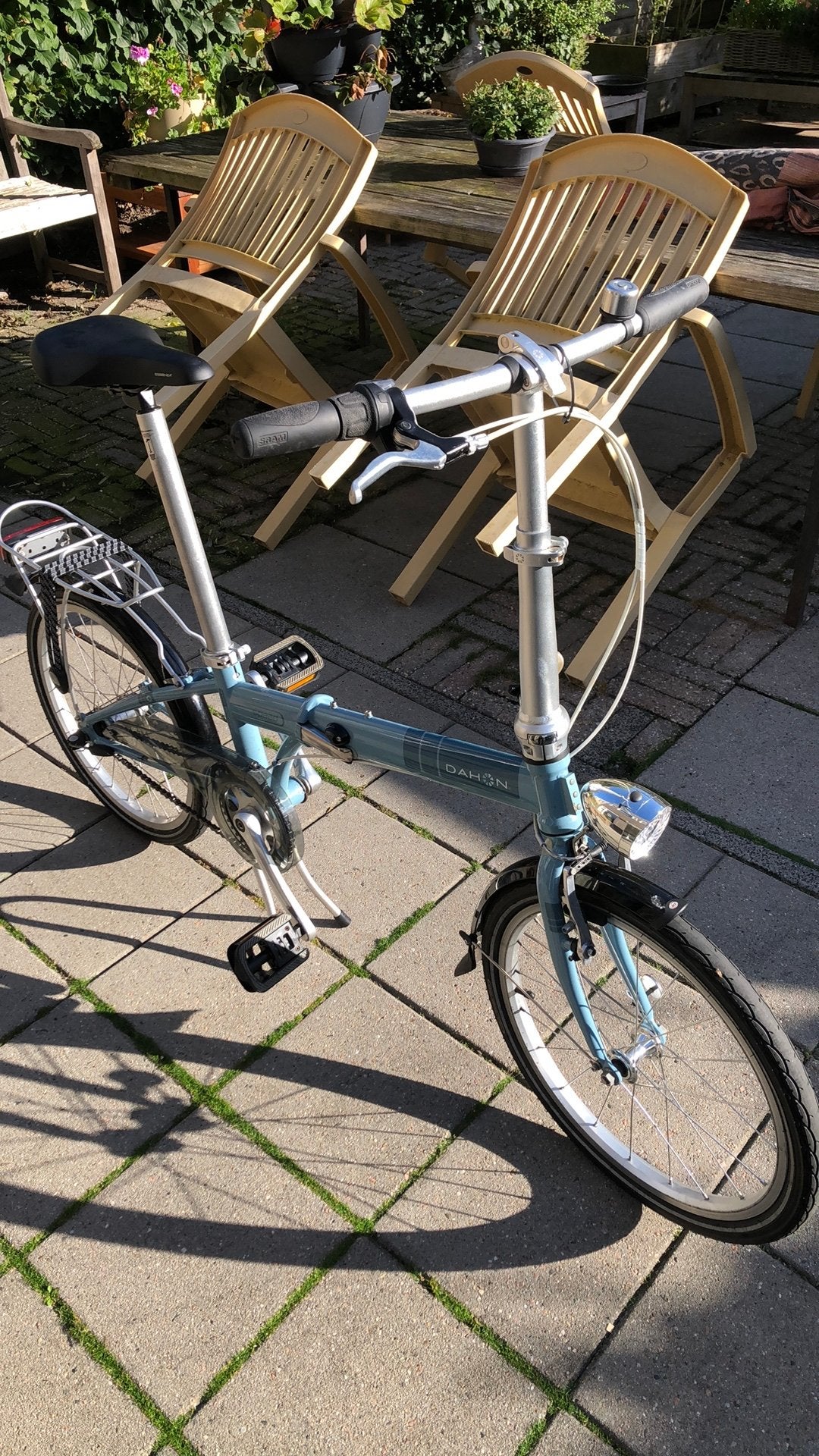 DAHON vouwfiets, Ophalen, Terugtraprem, Versnellingen, Zo goed als nieuw