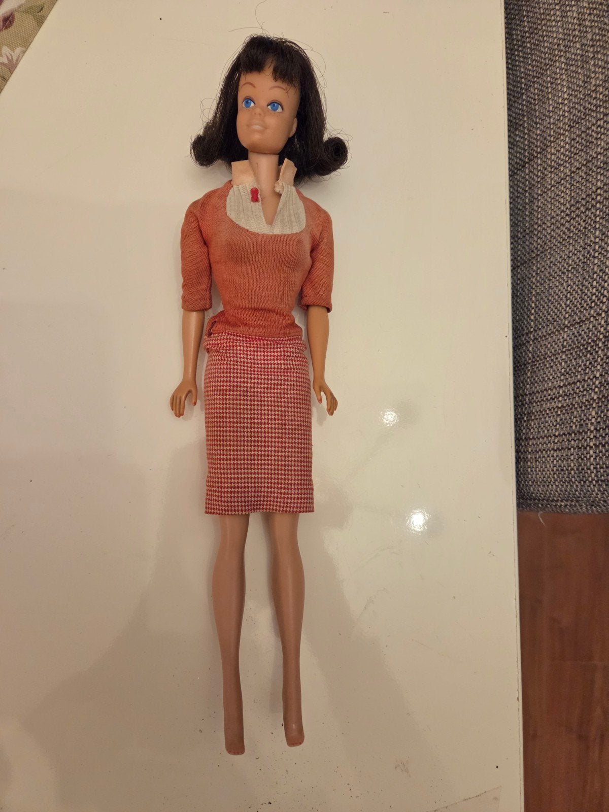 vintage jaren 60 barbie Midge Mattel, Verzamelen, Poppen, Ophalen of Verzenden, Gebruikt
