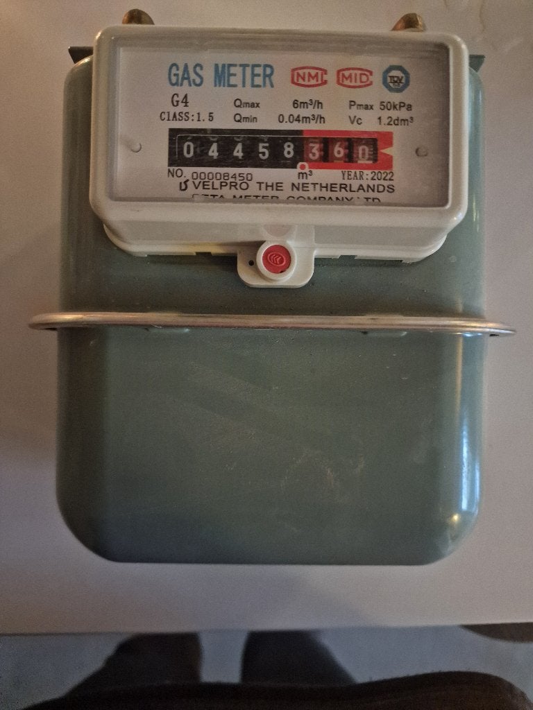 Gasmeter g4, Verzenden, Zo goed als nieuw, Overige meters