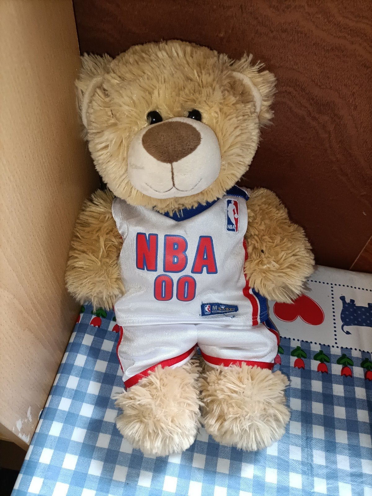 NBA 🏀 basketbal Build a Bear knuffel basketballer, Ophalen of Verzenden, Zo goed als nieuw, Beer
