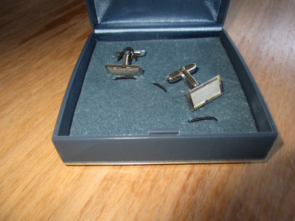 Manchetknopen Edelmetaal, Ophalen of Verzenden, Nieuw, Overige materialen, Verzilverd