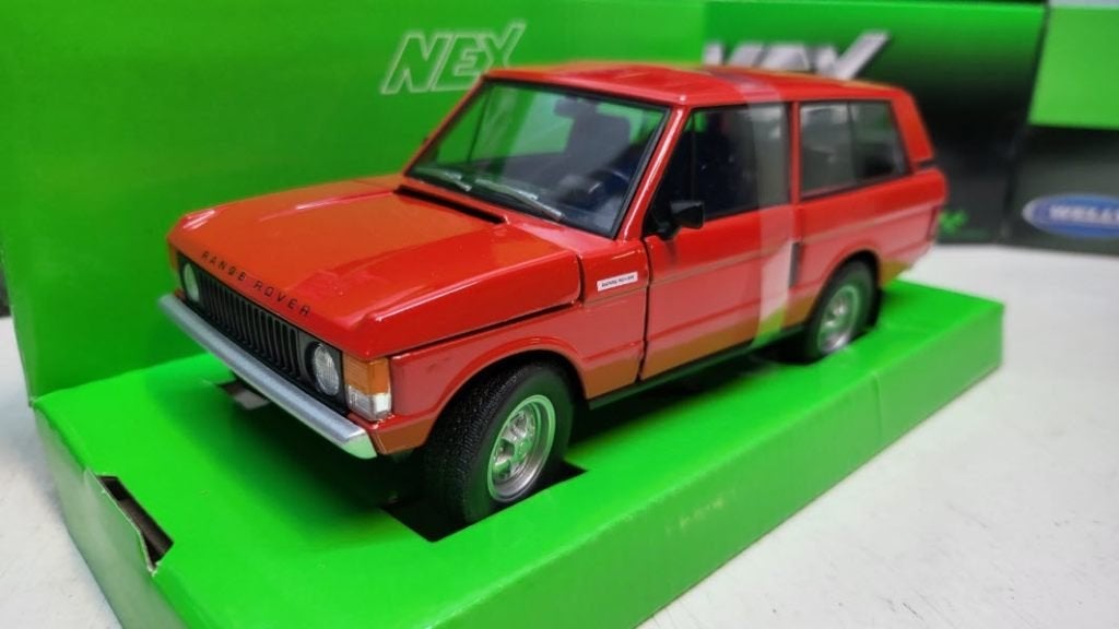 Land Rover Ranger Rover, rood, 1970, Hobby en Vrije tijd, Modelauto's | 1:24, Auto, Welly, Welly, Nieuw