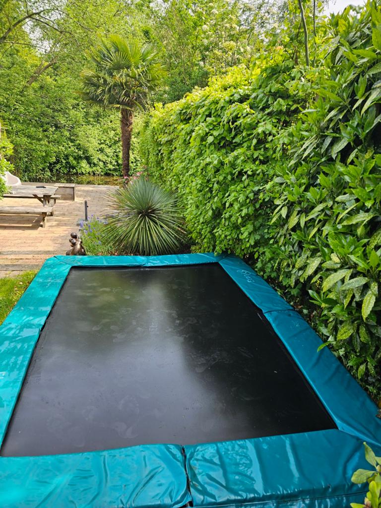 Trampoline, Kinderen en Baby's, Speelgoed | Buiten | Trampolines, Ophalen, Gebruikt