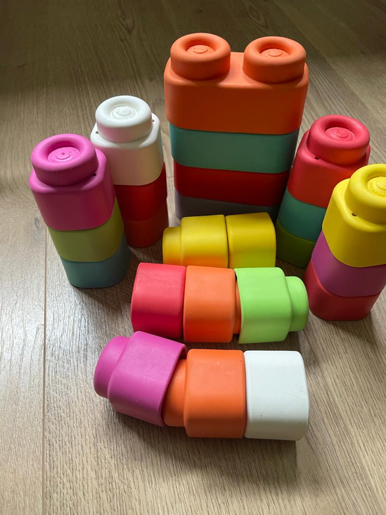 Clementoni Soft Bouwblokken - Kleurrijk en Veilig Speelgoed, Ophalen of Verzenden, Zo goed als nieuw, Overige merken