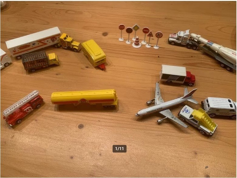 Vintage Welly miniatuurauto’s luchthaven, circus en NASA, Ophalen of Verzenden, Gebruikt, Overige typen, Overige merken