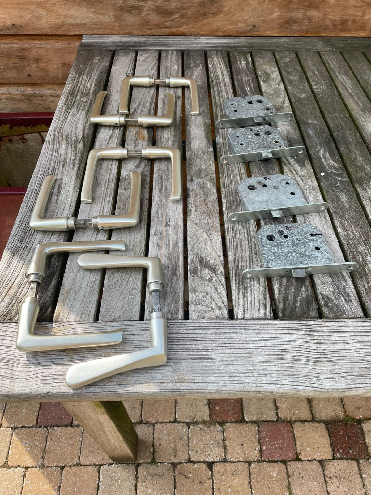 Opdekdeur, Ophalen, Gebruikt, Binnendeur, 200 tot 215 cm