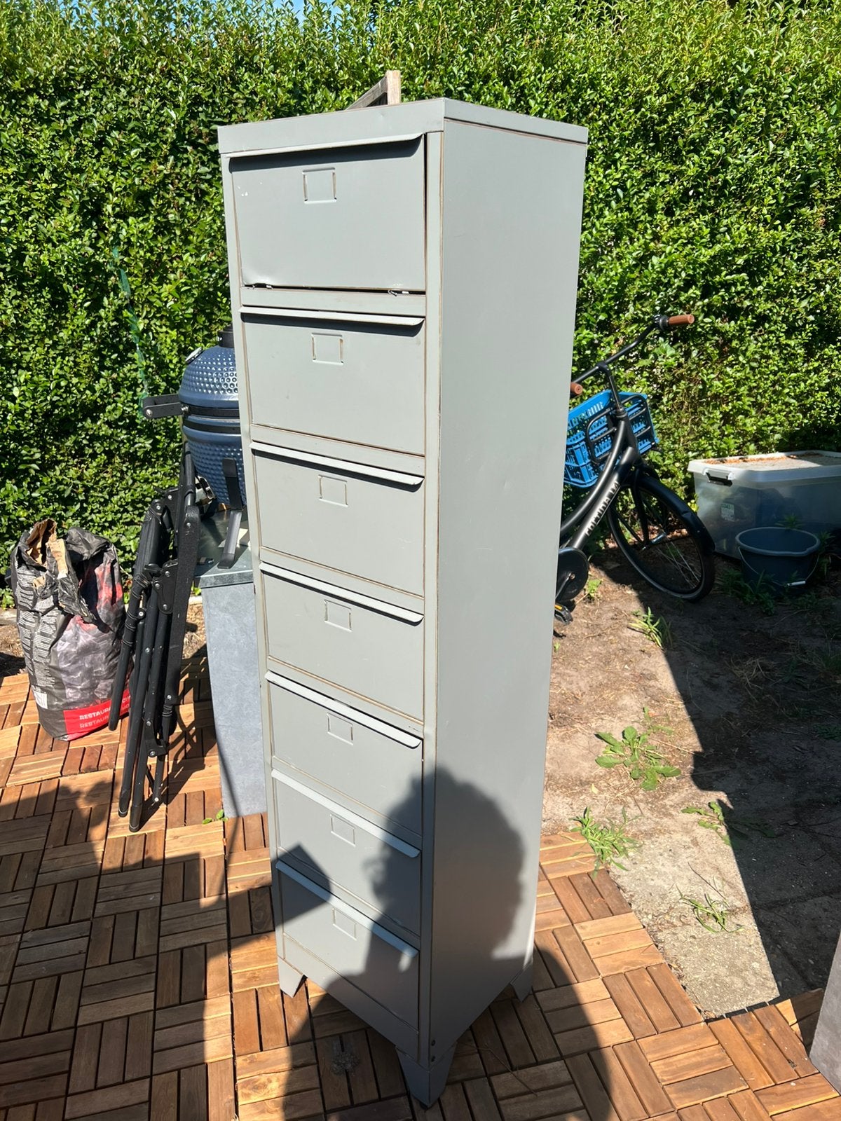 INDUSTRIELE LADEKAST MET MAGNEET SLUITING, Huis en Inrichting, Kasten | Ladekasten, Ophalen, Minder dan 50 cm, Gebruikt, 5 laden of meer