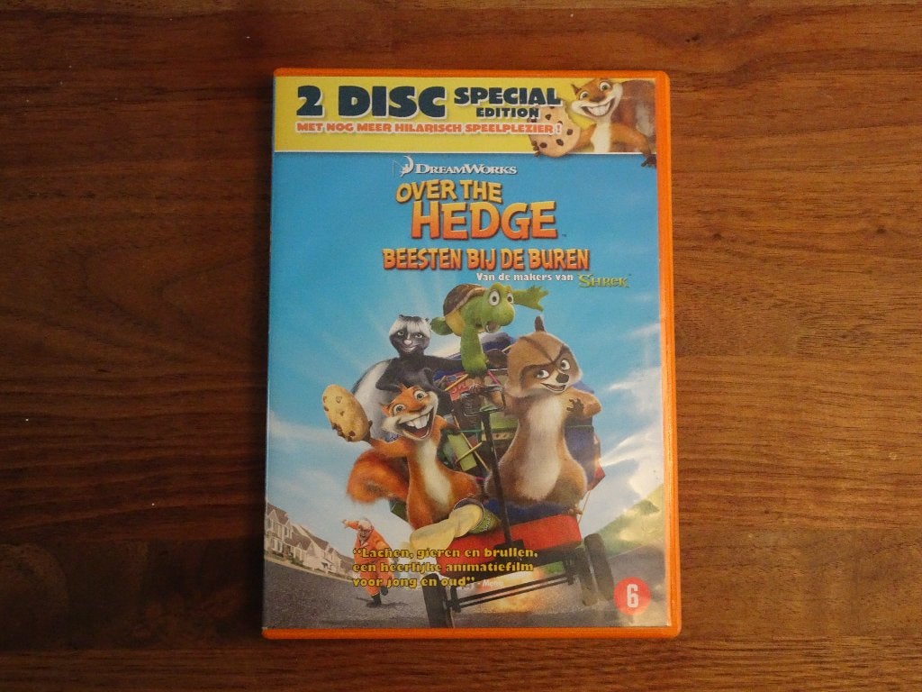 Over the hedge Dvd, Alle leeftijden, Ophalen of Verzenden, Gebruikt